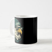 Mug Seattle Classique Graphisme Vintage Art (Devant gauche)