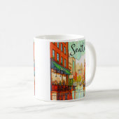 Mug Seattle dans la pluie (Devant droit)