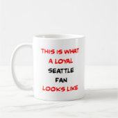 Mug seattle fan, loyal (Gauche)