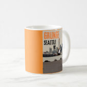 Mug Seattle Grunge 1991 Music Vibe (Devant droit)