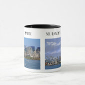 Mug Seattle, Puget Sound, Mt Rainier, Port de Seattle (Centre)