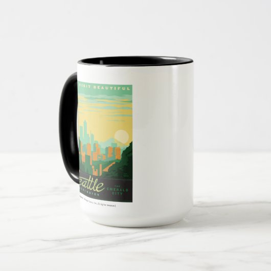 Mug Seattle, WA (Devant gauche)