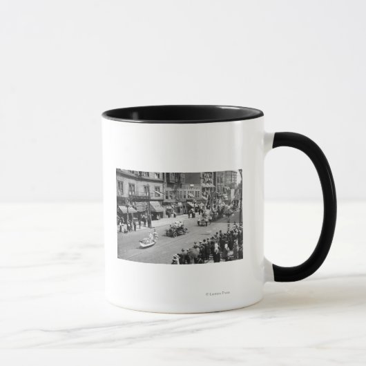 Mug Seattle, WA Parade du 4 juillet sur Seneca (Droite)