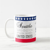 Mug Seattle, Washington, États-Unis (Gauche)