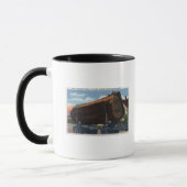 Mug Seattle, Washington Giant Log en route vers Mill (Gauche)