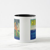 Mug Seattle, Washington Hula Apple Étiquette (Centre)