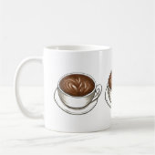 Mug Seattle Washington Latte Shop Barista (Gauche)