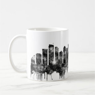 Mug Seattle Washington Skyline BW
