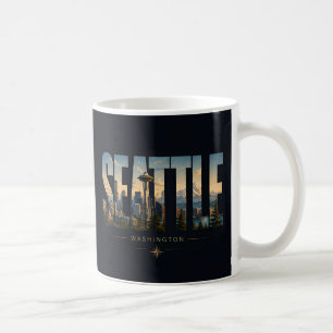 Mug Seattle Washington Space Needle Montagne Skyline