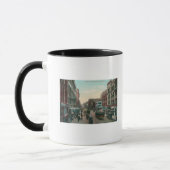 Mug Seattle, Washington Vue aérienne de la première av (Gauche)
