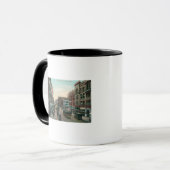 Mug Seattle, Washington Vue aérienne de la première av (Devant gauche)