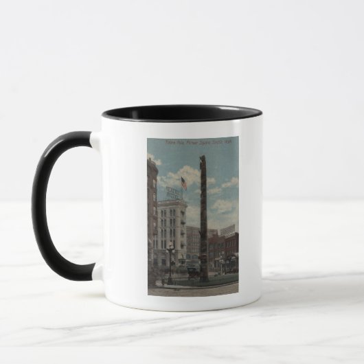 Mug Seattle, WATotem Pole à Pioneer Carré (Gauche)