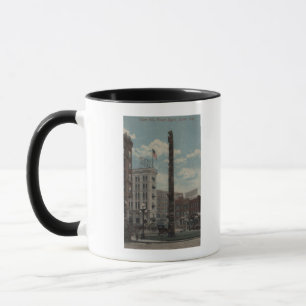 Mug Seattle, WATotem Polonais au carré de pionnier