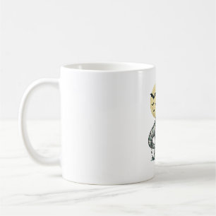 Mug Seau de bonbons T-Rex momie Halloween Vecteur vint