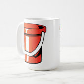 Mug Seau de seau de sable (Devant gauche)