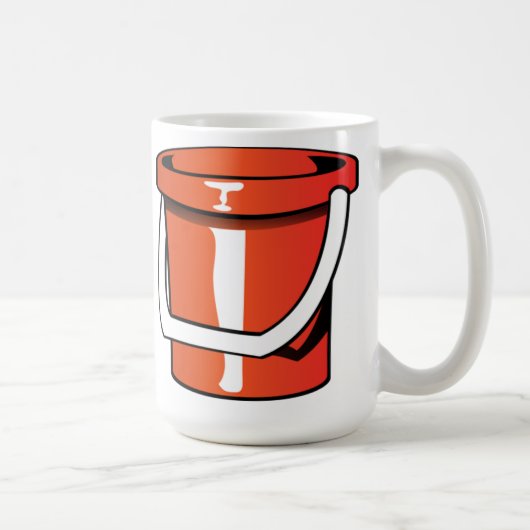 Mug Seau de seau de sable (Droite)