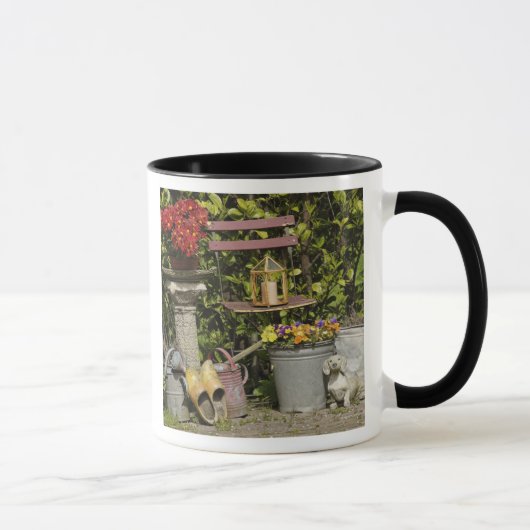 Mug seaux, chaussures et fleurs, Zaanse Schans, (Droite)