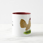 Mug Sebrights Buff Laced (Centre)