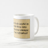 Mug 'S'échapper à Dieu' (Devant droit)