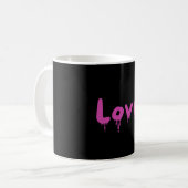 Mug séché amour rose (Devant gauche)