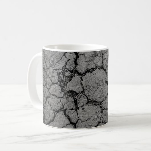 Mug Sècheresse gris sol aride (Devant gauche)