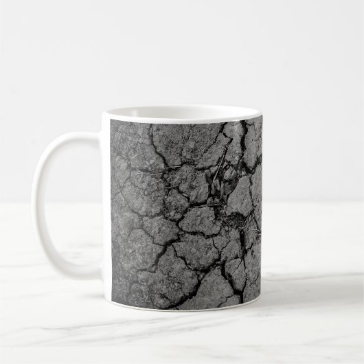 Mug Sècheresse gris sol aride (Gauche)