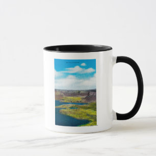 Mug Séchez le parc d'état d'automnes, barrage grand de