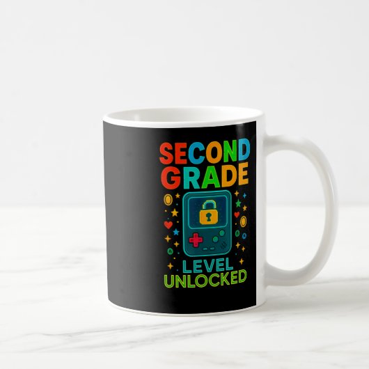 Mug Second Grade Level Unlocked Gamer Ck To School Con (Droite)