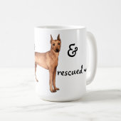 Mug Secourir allemand Pinscher (Devant droit)
