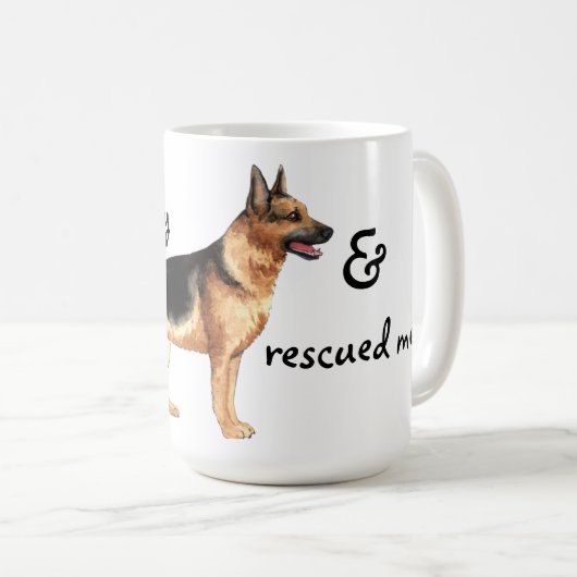 Mug Secourir berger allemand (Devant droit)