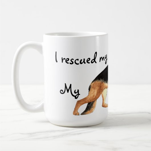 Mug Secourir berger allemand (Gauche)