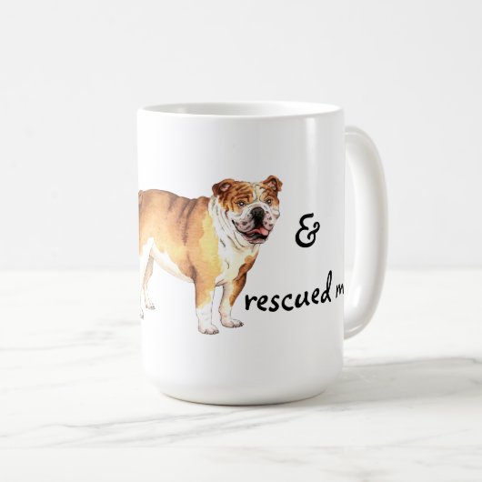Mug Secourir Bulldog (Devant droit)