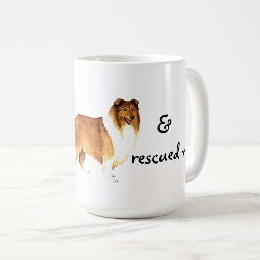 Mug Secourir Collie (Devant droit)