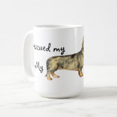 Mug Secourir Dachshund À poils durs (Devant gauche)