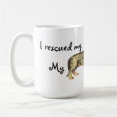 Mug Secourir Dachshund À poils durs (Gauche)