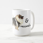 Mug Secourir Keeshond (Devant droit)