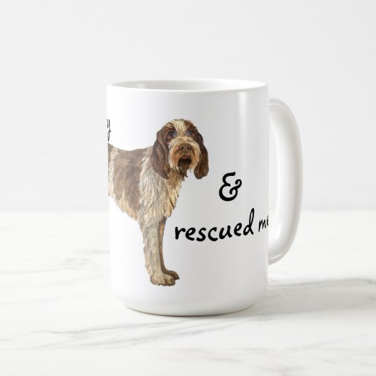 Mug Secourir la spinone (Devant droit)