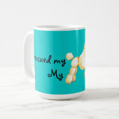 Mug Secourir le caniche (Devant gauche)