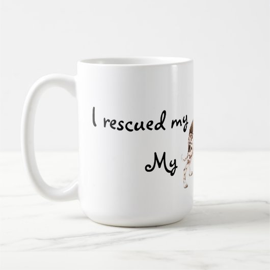 Mug Secourir l'orchidée inca péruvienne (Gauche)