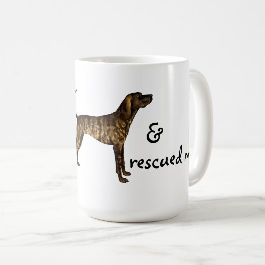 Mug Secourir Plott Hound (Devant droit)