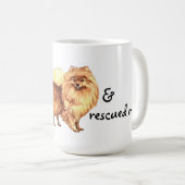 Mug Secourir Pomeranian (Devant droit)