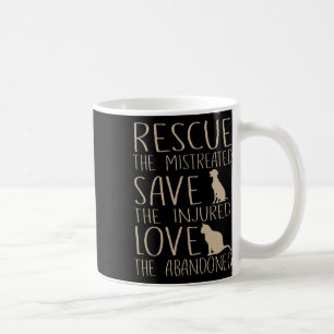 Mug Secourir Sauver l'amour - mignon animal Secourir c