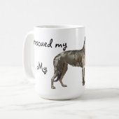 Mug Secourir Scottish Deerhound (Devant gauche)