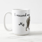 Mug Secourir Scottish Deerhound (Gauche)
