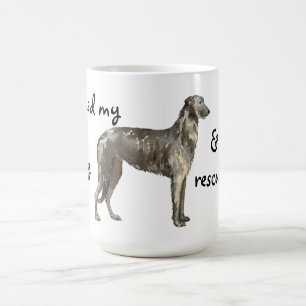 Mug Secourir Scottish Deerhound
