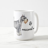 Mug Secourir Standard Schnauzer (Devant droit)