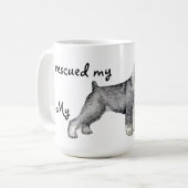 Mug Secourir Standard Schnauzer (Devant gauche)