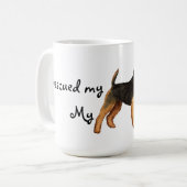 Mug Secourt galloise de Terrier (Devant gauche)