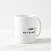 Mug Secouru est ma race préférée (Devant droit)