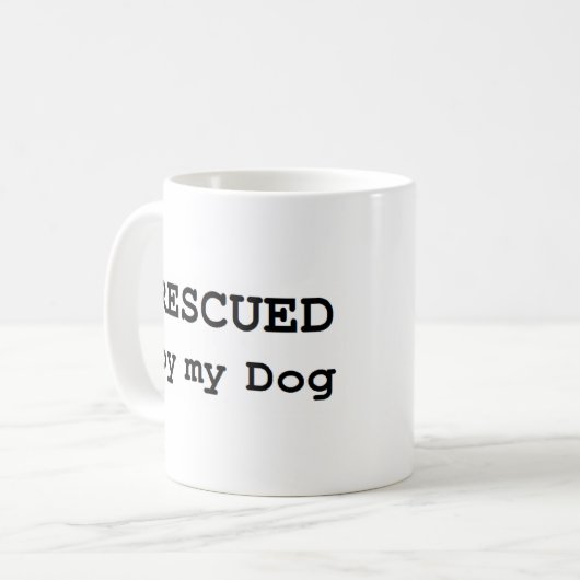 Mug secouru par mon chien (Devant gauche)